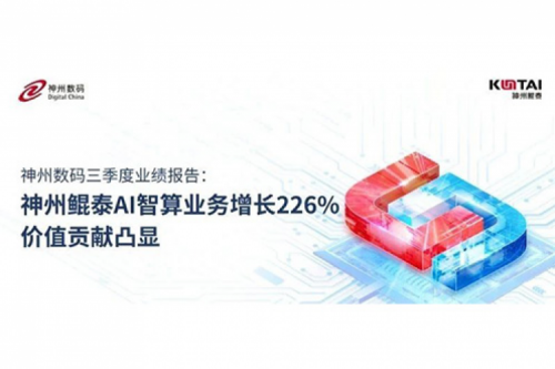 多宝电竞数码三季度业绩报告：神州AI智算业务增长226%，价值贡献凸显